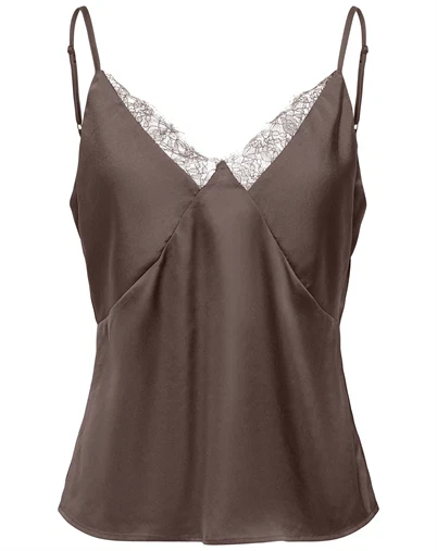 Only - ONLFaraya Strap Lae Satin Top - Shopping Bag
